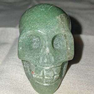 Green Aventurine Skull